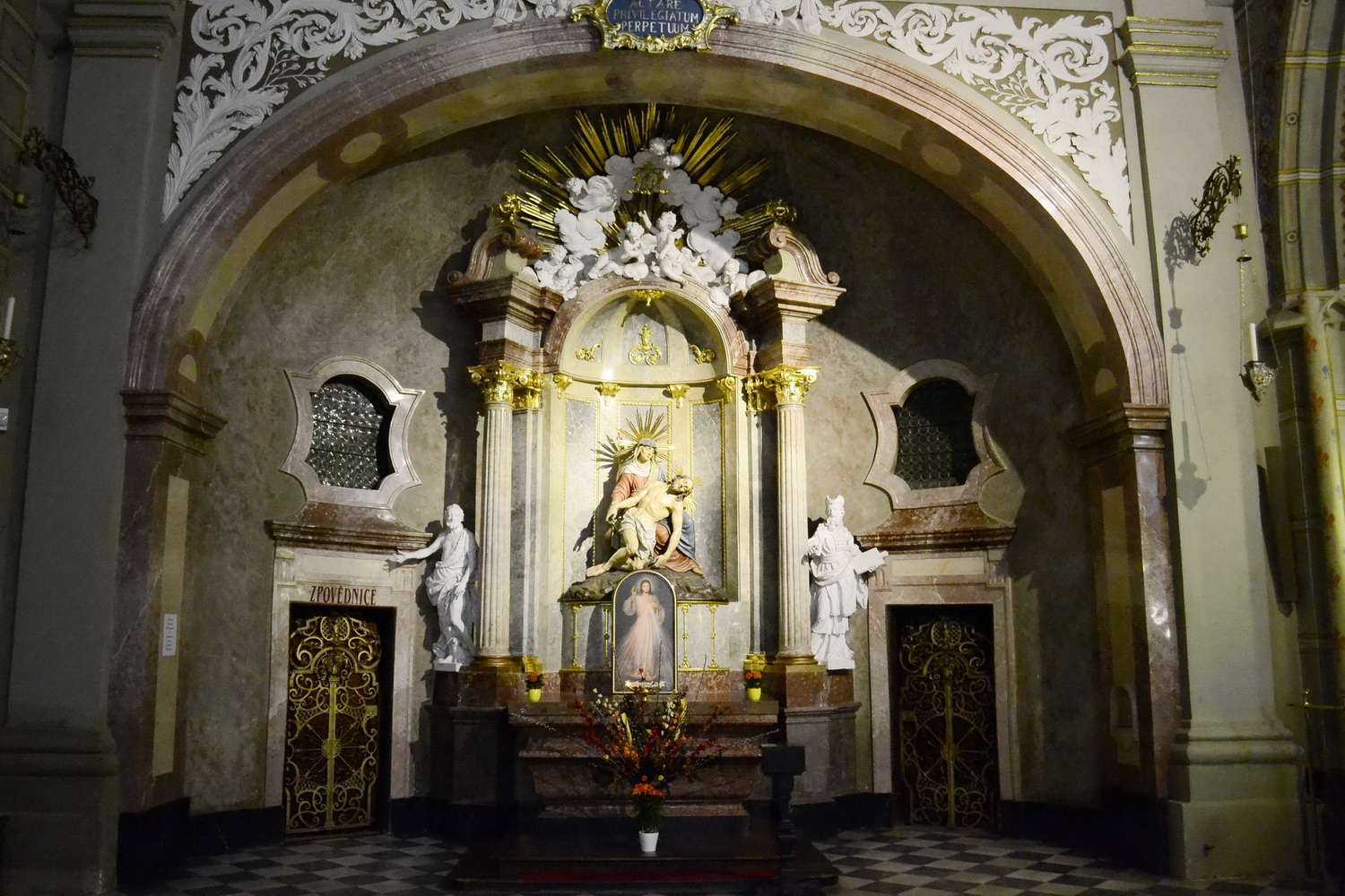 Oltář P. Marie bolesté z roku 1783 - Ondřej Schweigl
