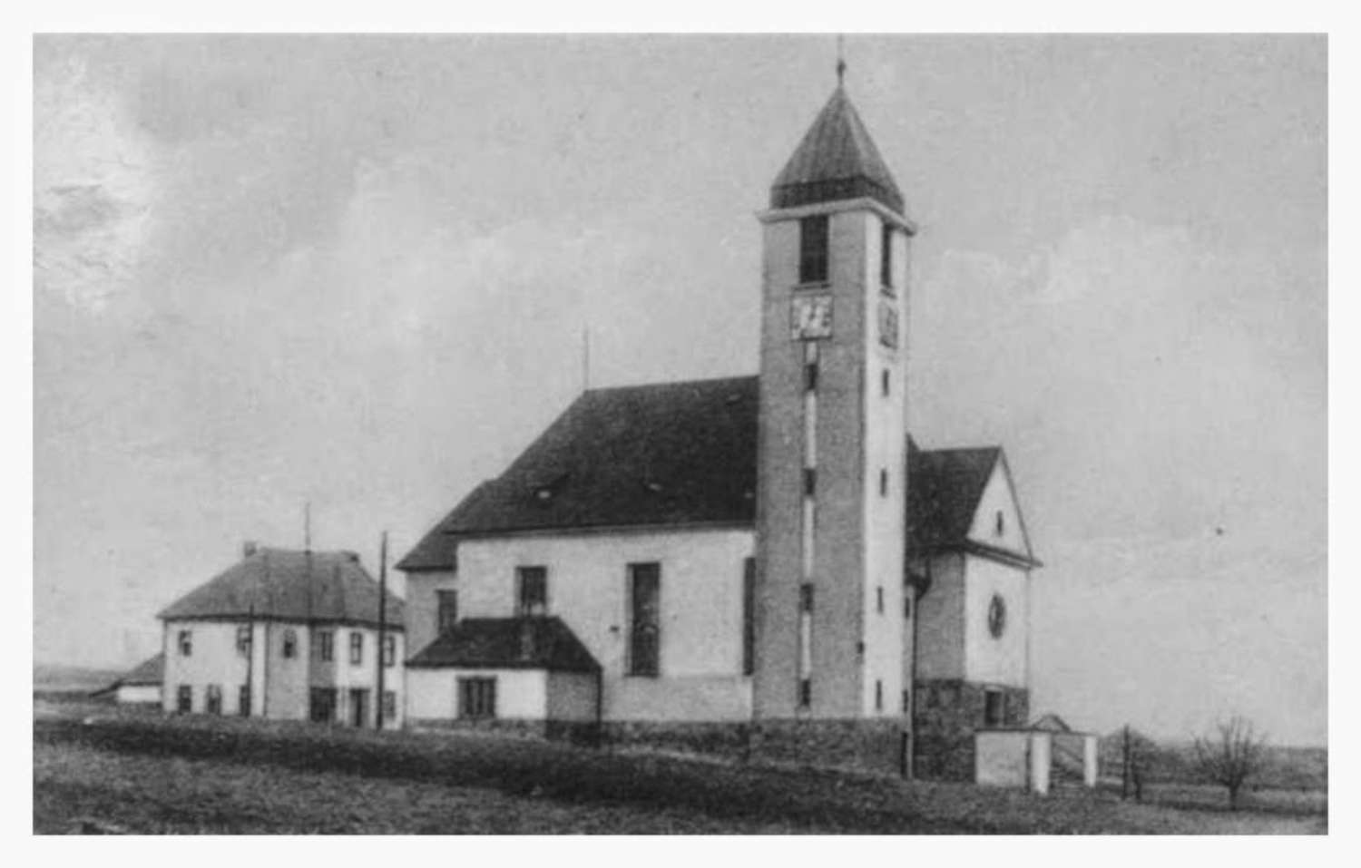 Novostavba kostela sv. Jana Nepomockého 1926