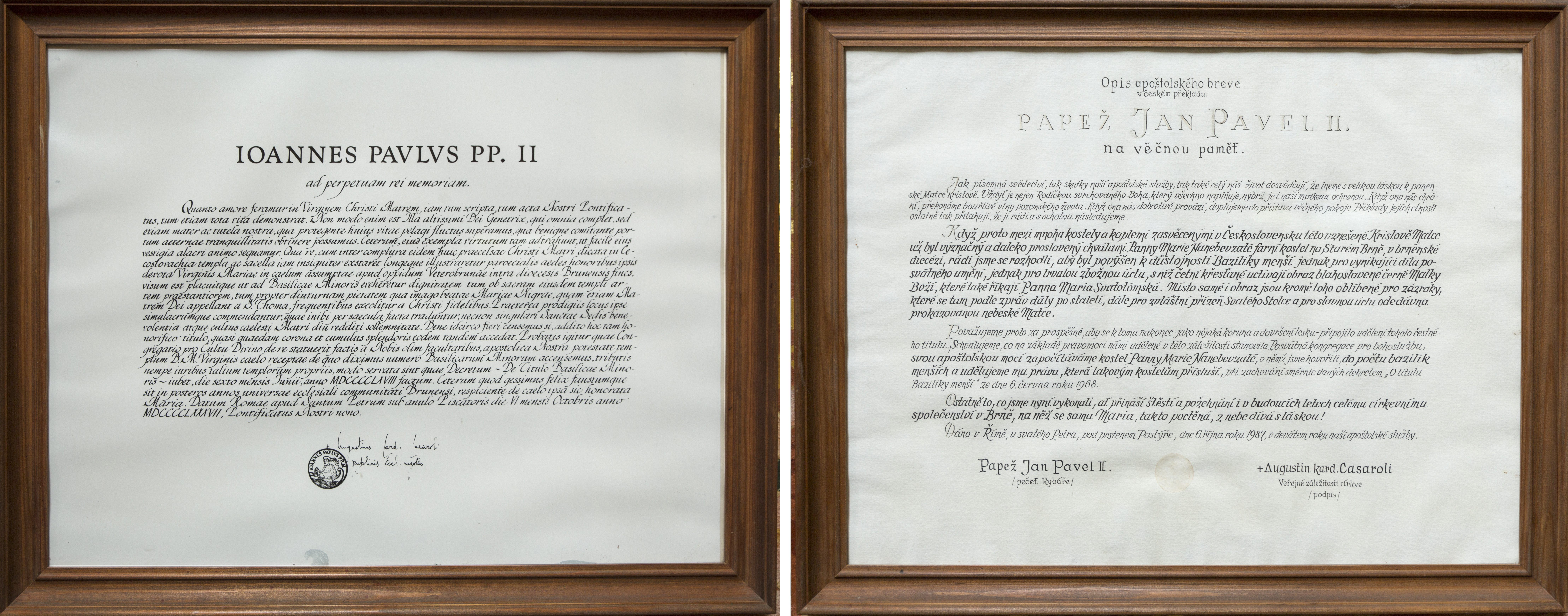 33c dekrety Basilica Minor