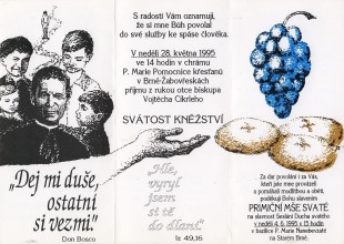 1995-06-04 primice o. Josef Mendel Staré Brno 2